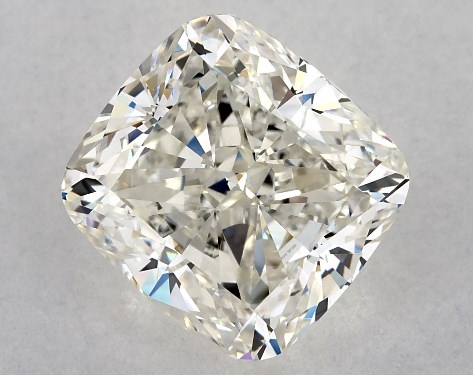 GIA 3.00 Carat K-VVS2 Good Cut Cushion Modified Diamond